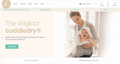 Desktop Screenshot of cuddledry.com